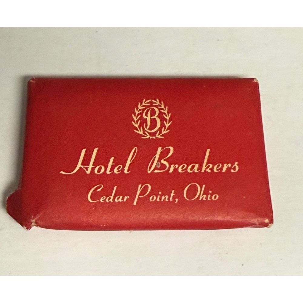 Vintage Hotel Breakers Cedar Point Ohio Soap Bar Camay Souvenir Red Wrapper